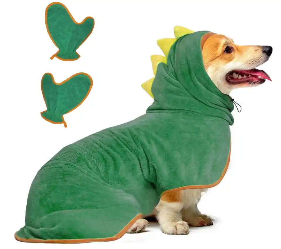 Peignoir pour Chien en Microfibre B0CFTHG1G2