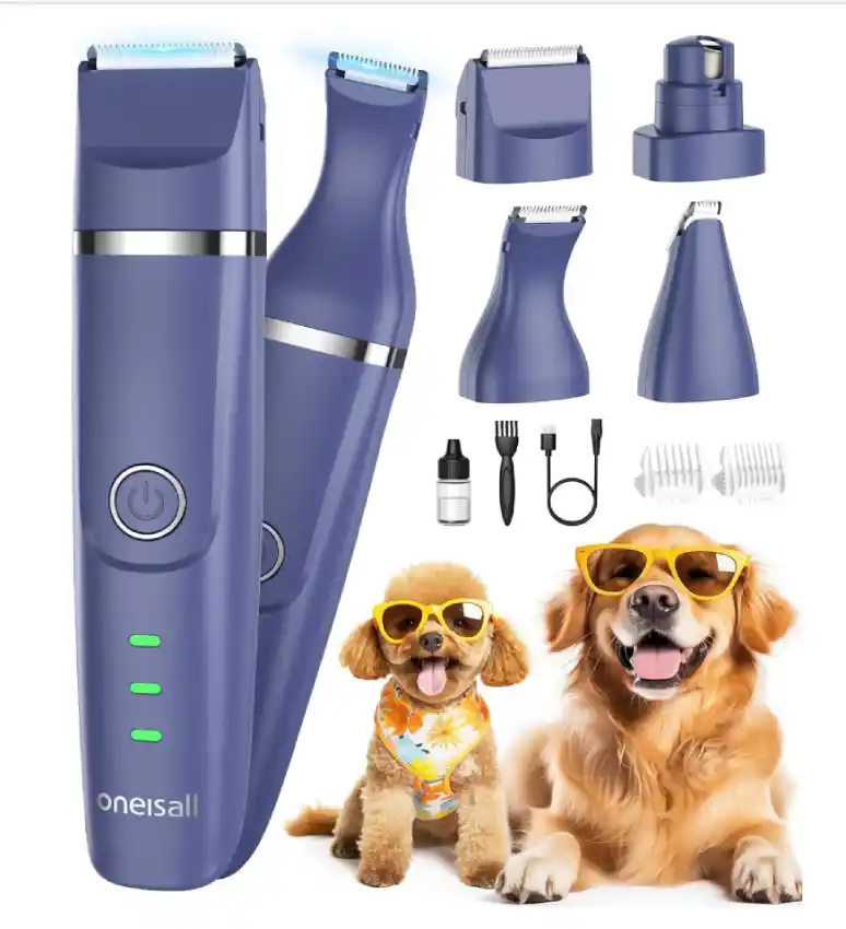 oneisall Tondeuse chien set, Silencieuse B0CHM8828W