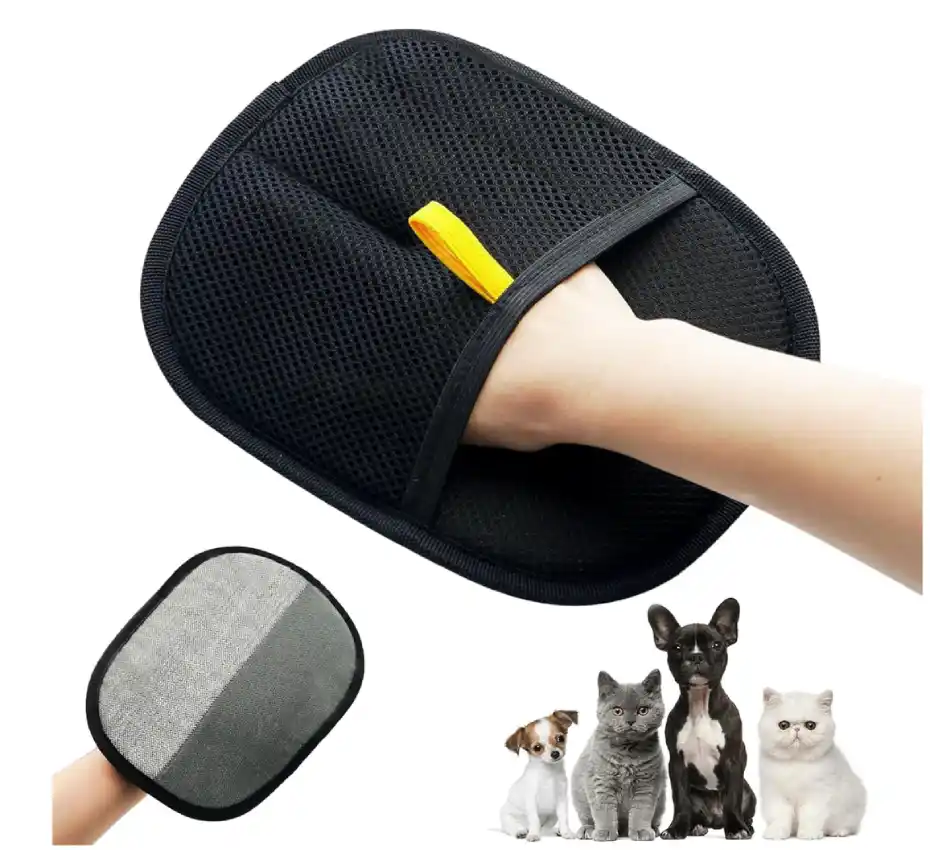 Gants de toilettage pour chien – Retire les poils morts